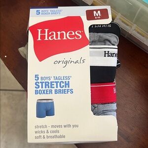 Hanes Boys' Tagless Stretch Boxer Briefs - Multi-Color Pack